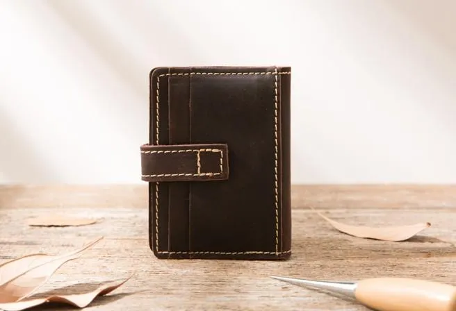Credit Card Wallet for Men Leather Card Wallet Mens Small Card Wallet Card wallets for Men
