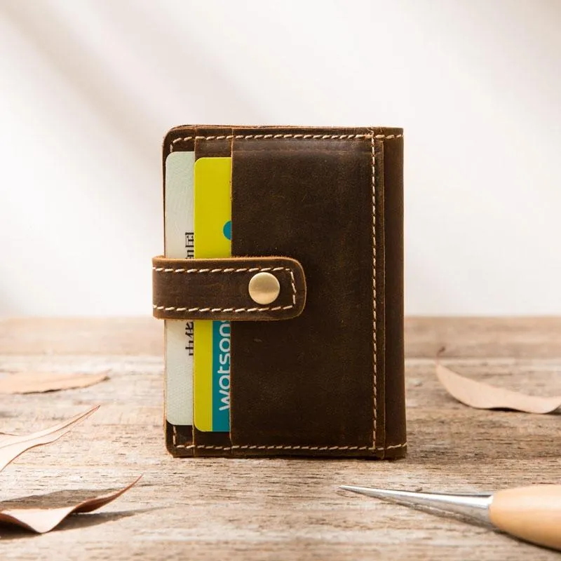 Credit Card Wallet for Men Leather Card Wallet Mens Small Card Wallet Card wallets for Men