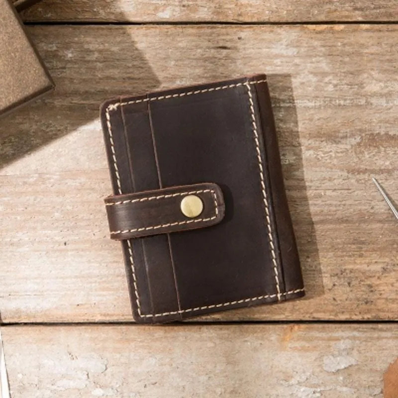 Credit Card Wallet for Men Leather Card Wallet Mens Small Card Wallet Card wallets for Men