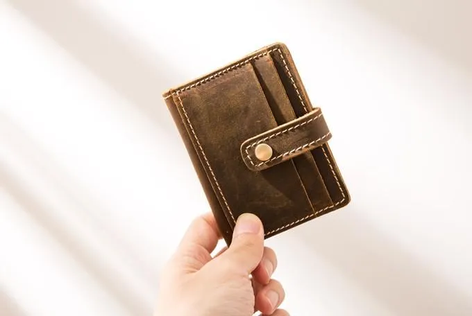 Credit Card Wallet for Men Leather Card Wallet Mens Small Card Wallet Card wallets for Men