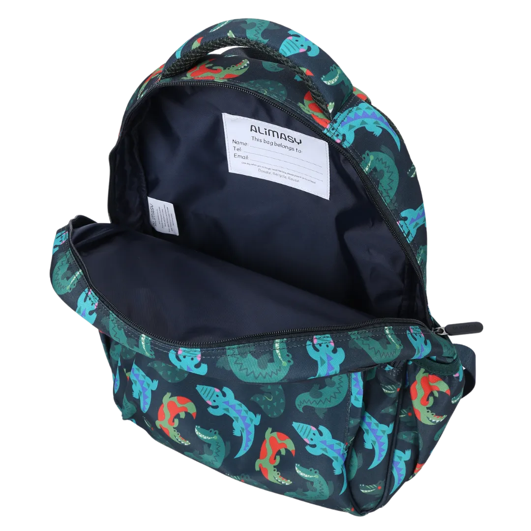 Crocodile Vibe Midsize Kids Backpack