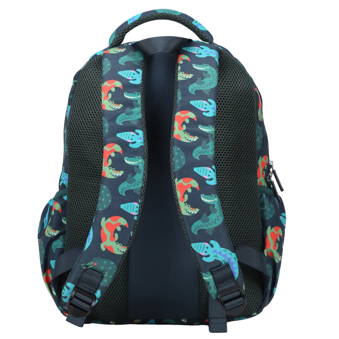 Crocodile Vibe Midsize Kids Backpack