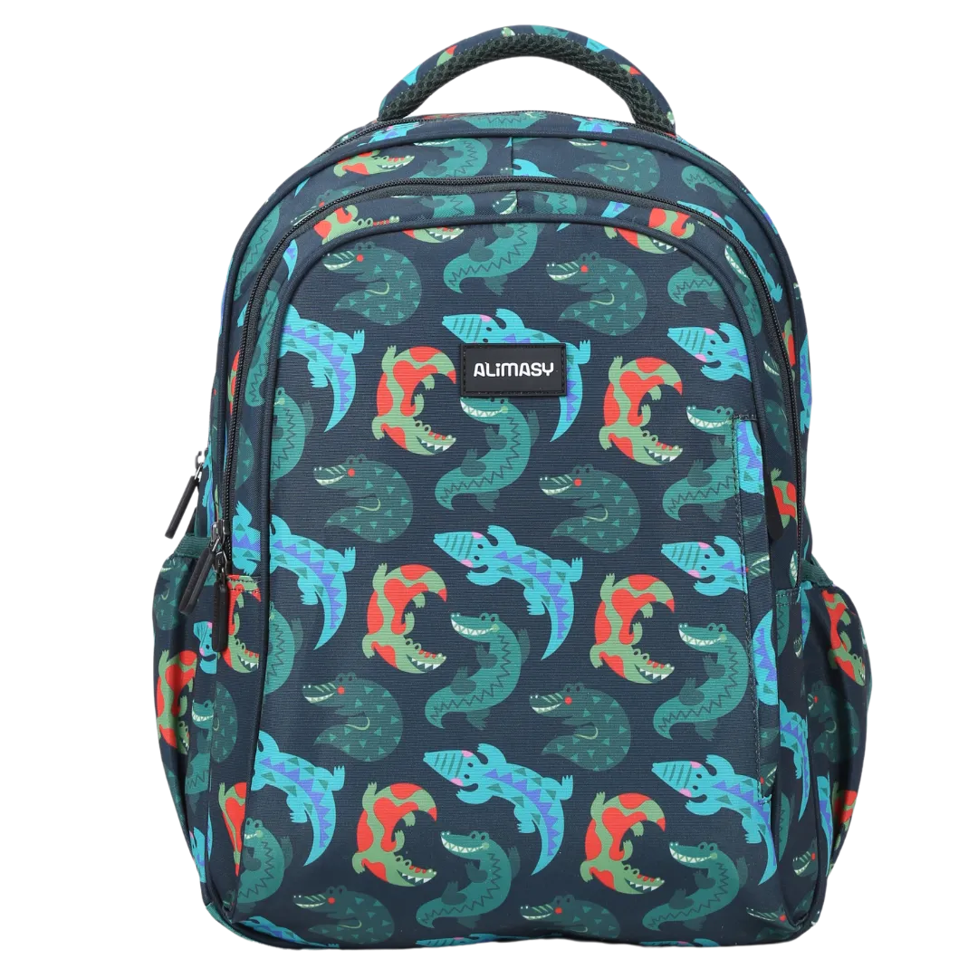 Crocodile Vibe Midsize Kids Backpack