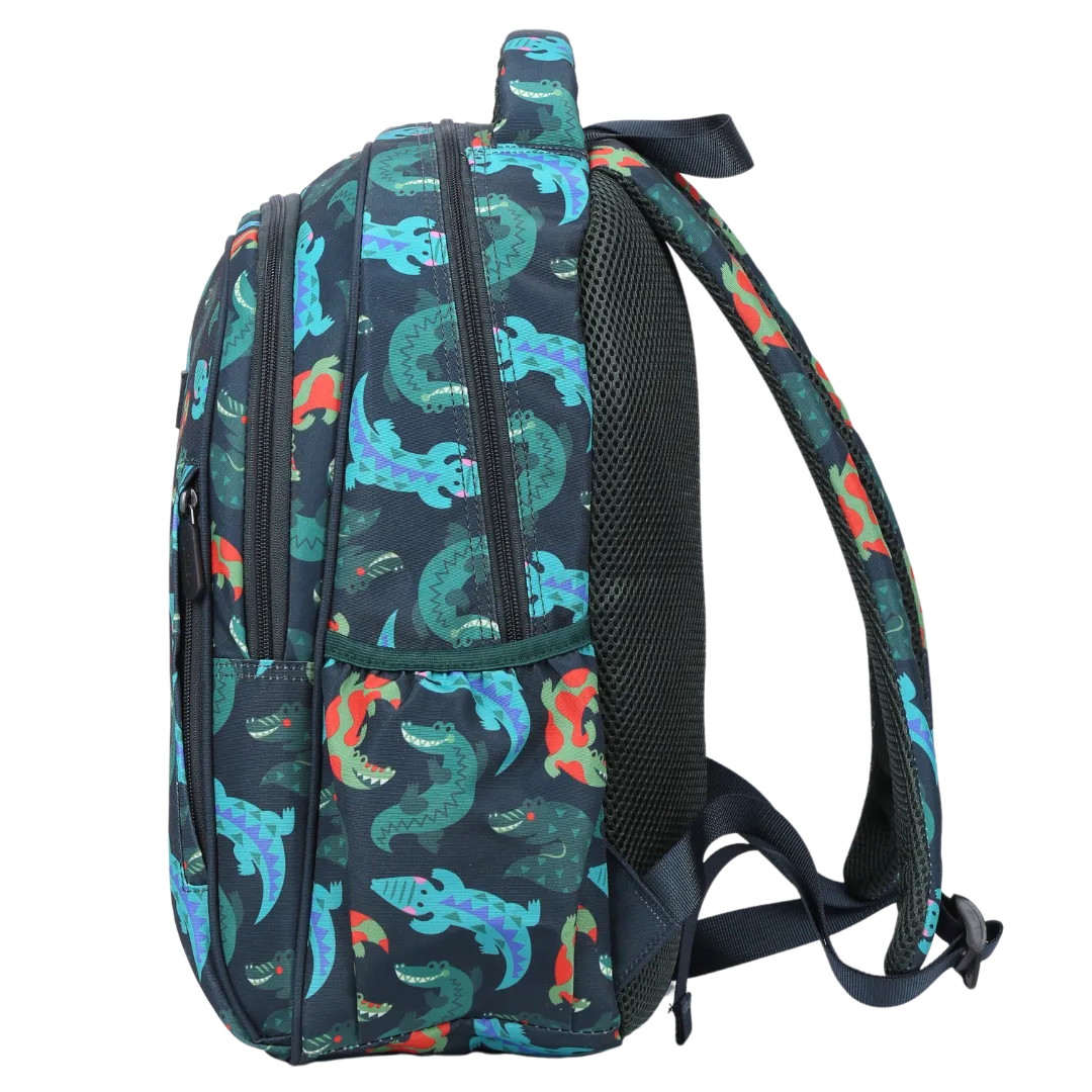 Crocodile Vibe Midsize Kids Backpack