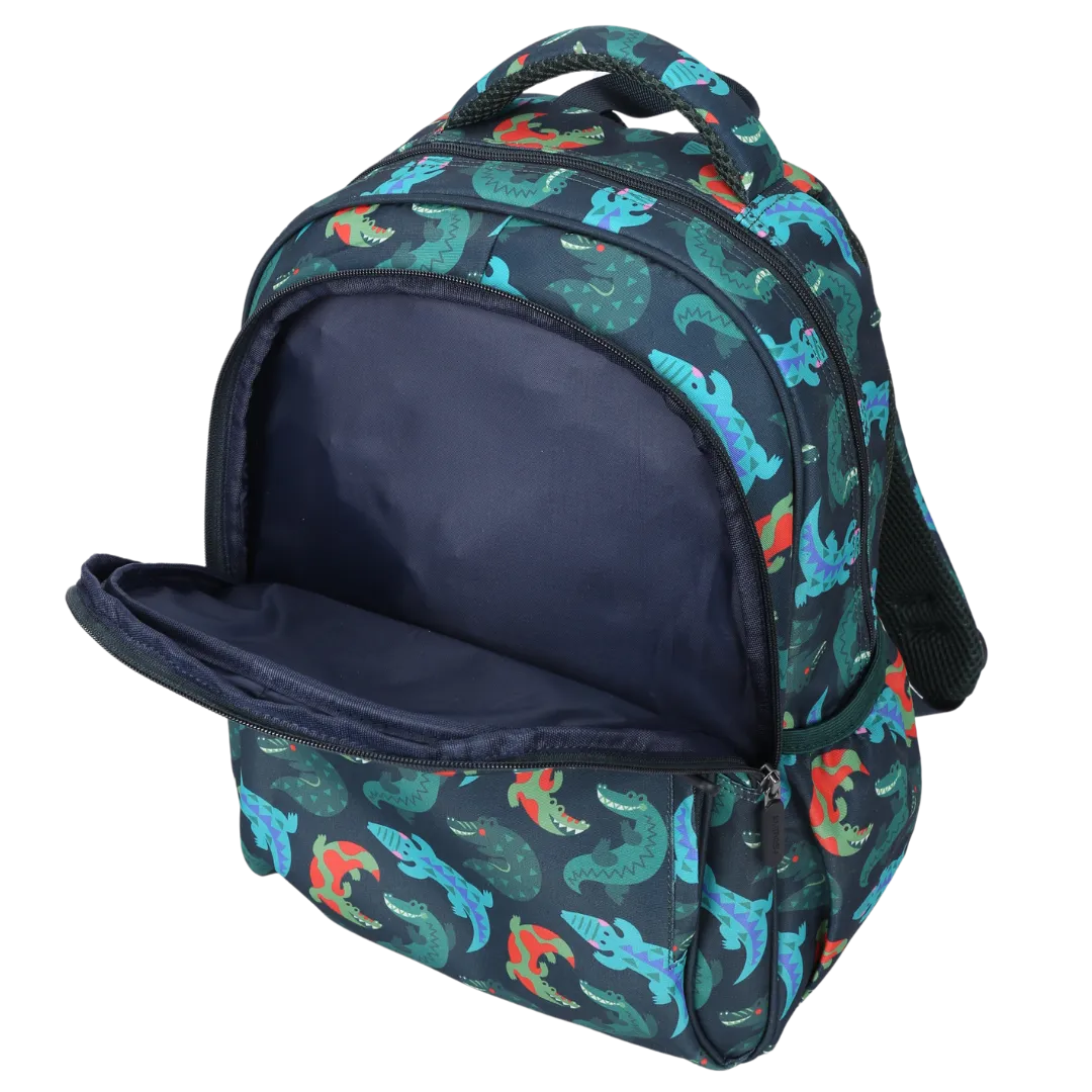 Crocodile Vibe Midsize Kids Backpack