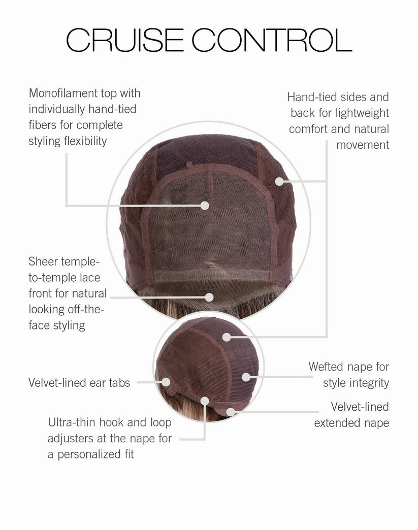 Cruise Control  Wig by Raquel Welch | Mono Part