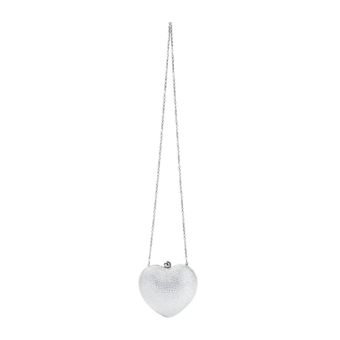 Crystal Heart Hotfix Small Clutch
