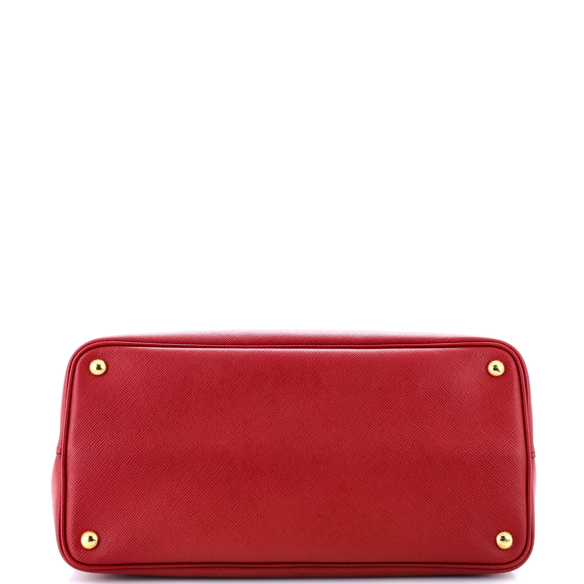 Cuir Double Tote Saffiano Leather Large