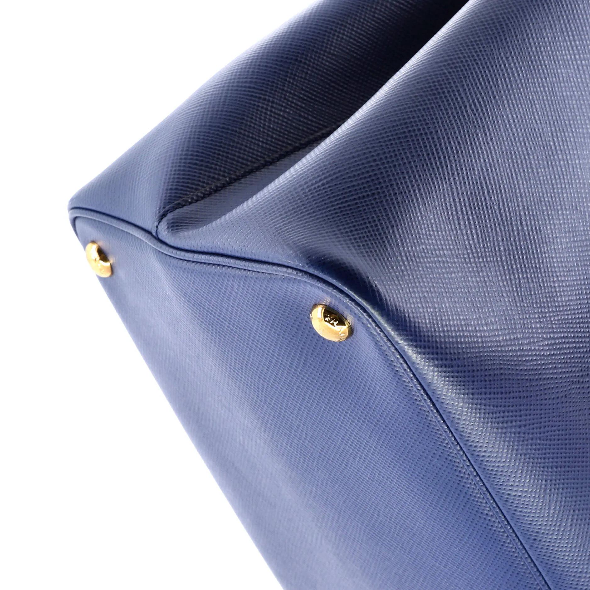 Cuir Double Tote Saffiano Leather Large
