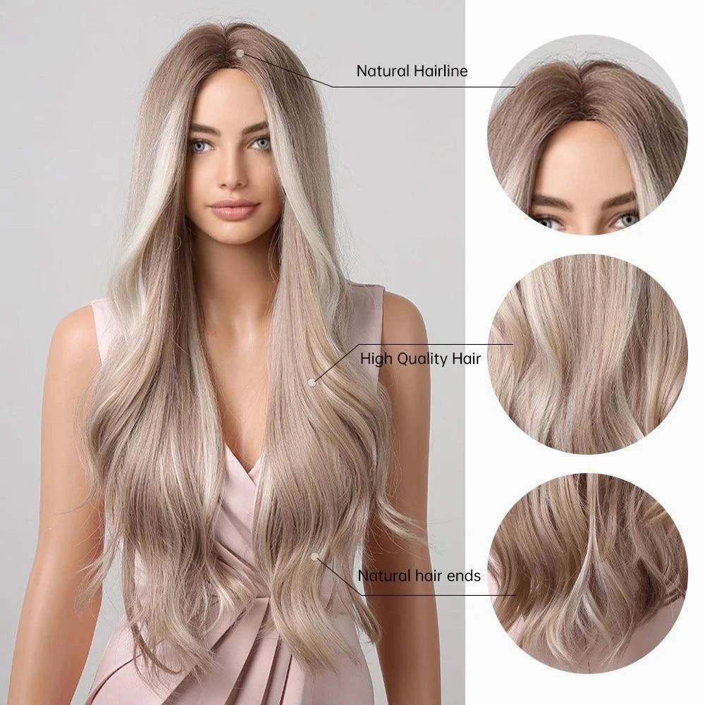 Dark Ash Blonde Wig