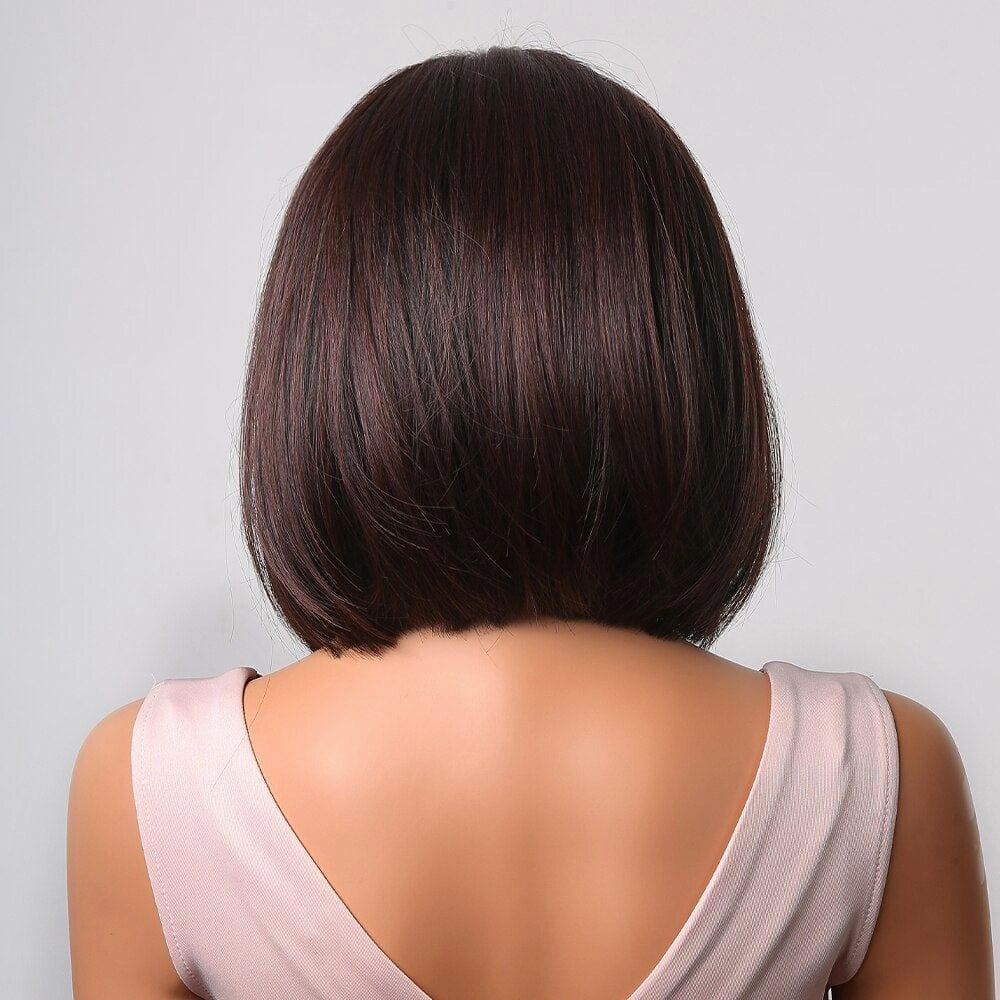 Dark Brown Bob Wig