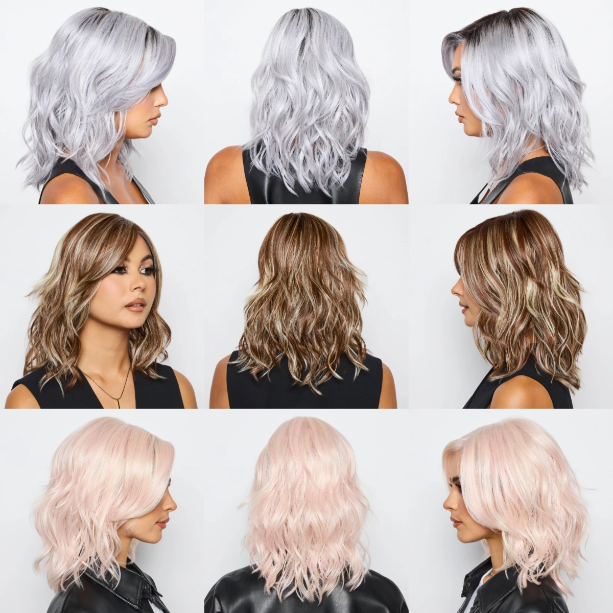 Dazzling Wavez in Pink Champagne - Muse Collection by Rene of Paris ***CLEARANCE***