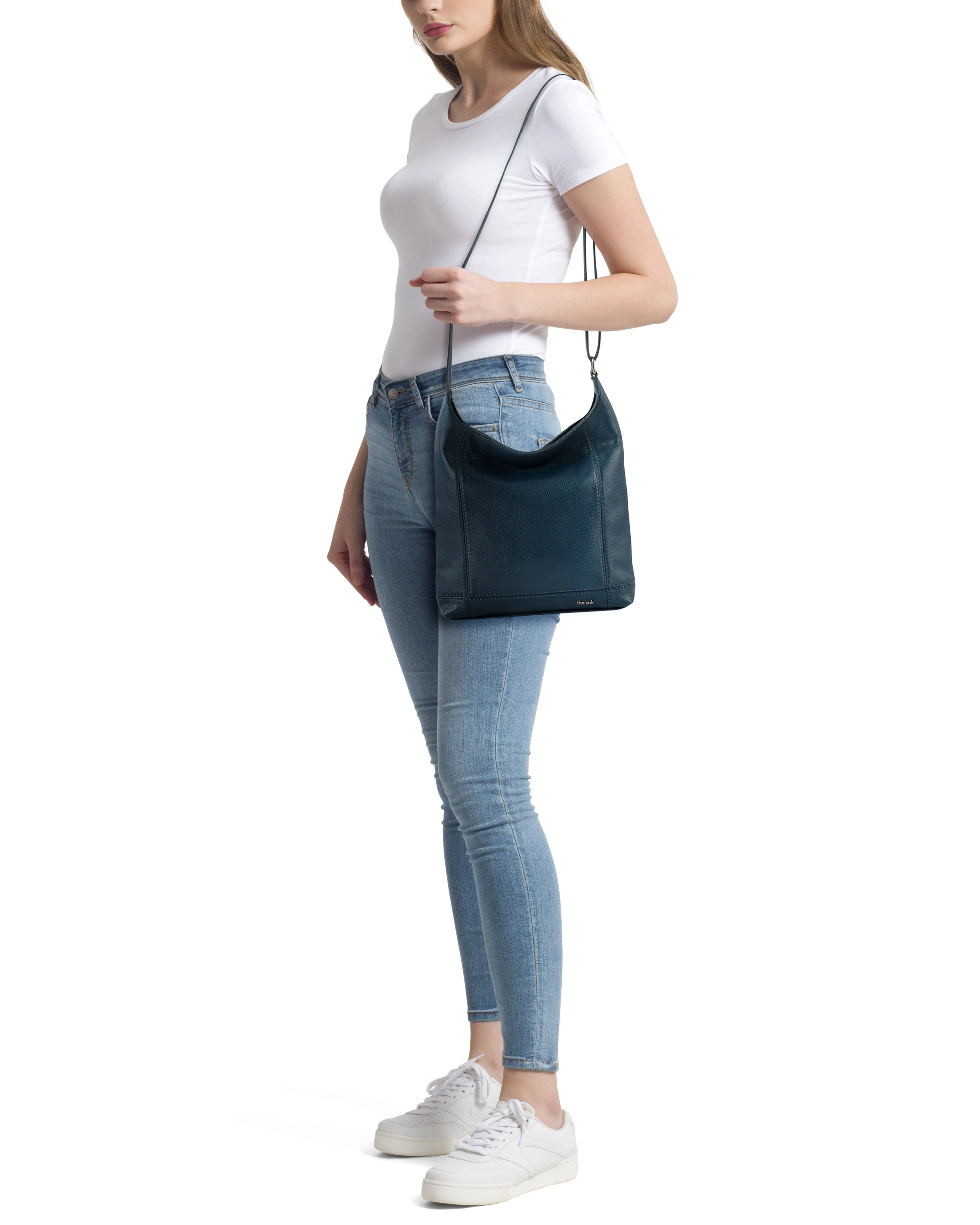 De Young Crossbody - Leather - Indigo