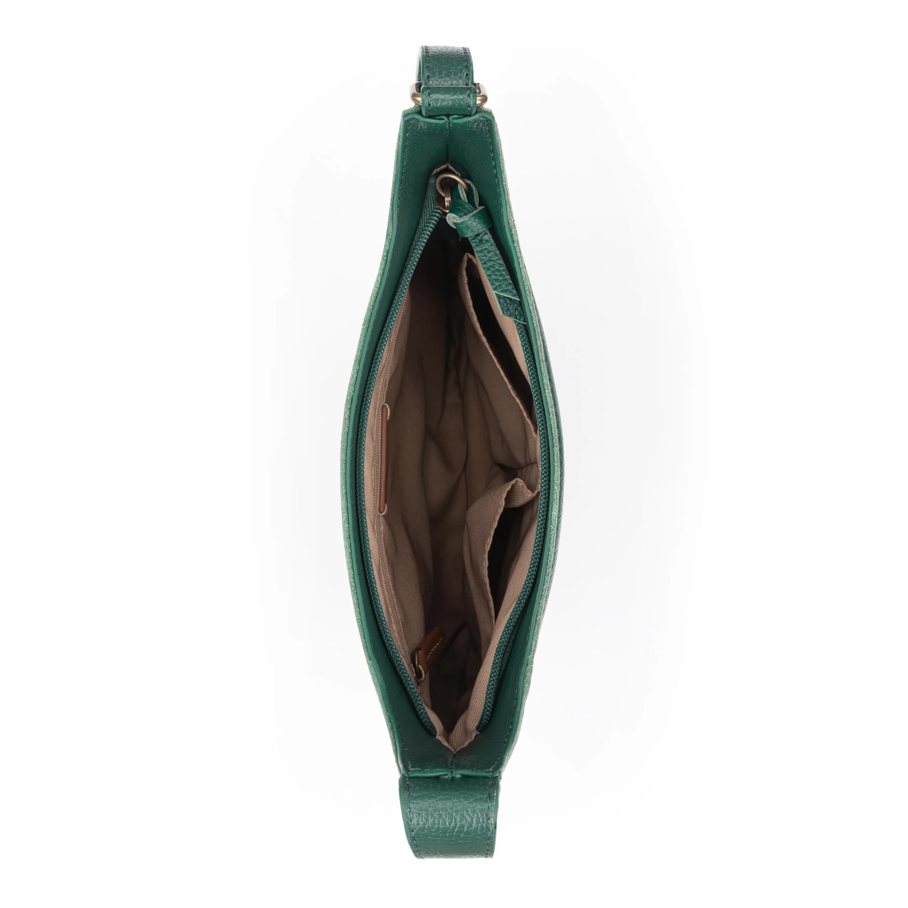 De Young Crossbody - Leather - Pine