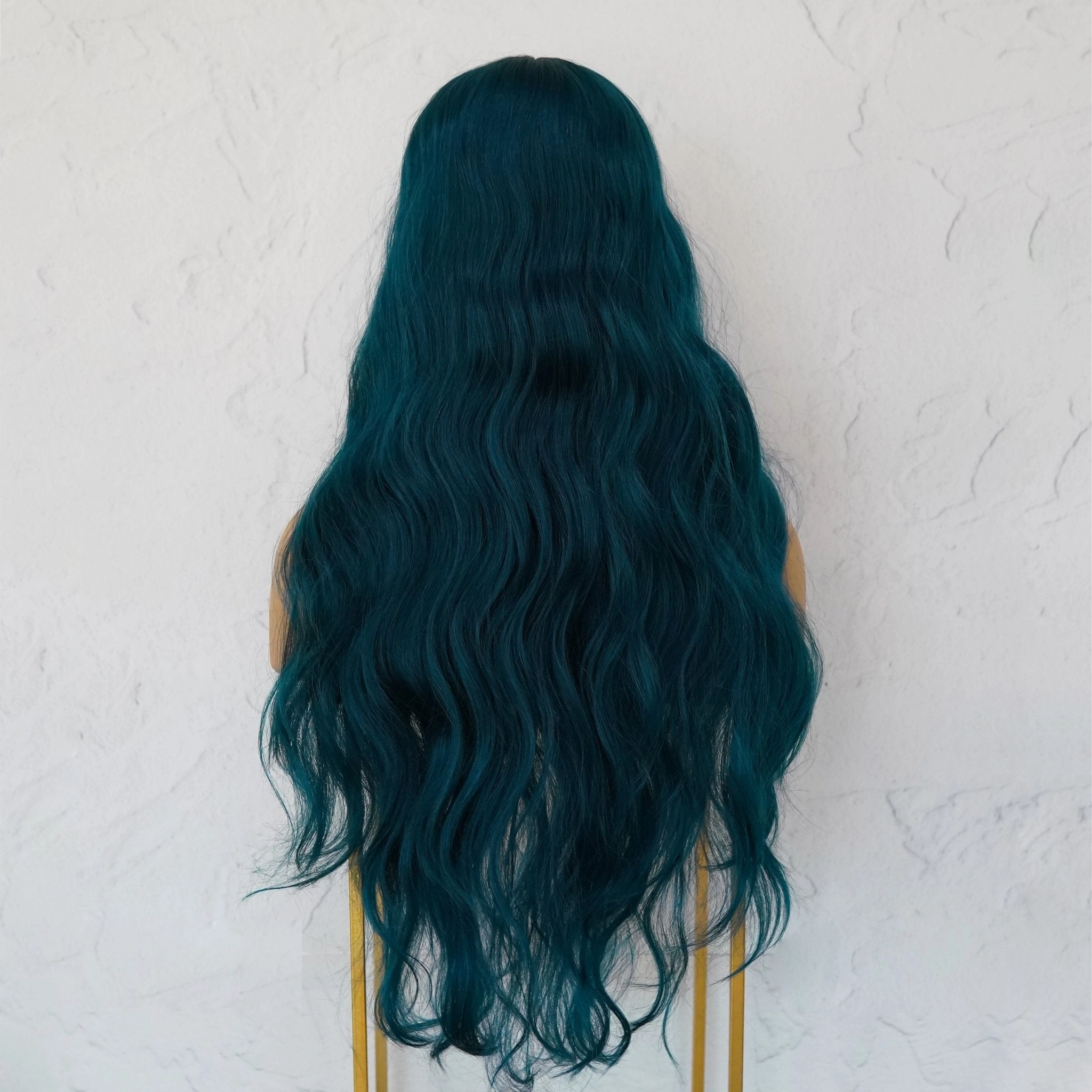 DELILAH Teal Blue 30" Lace Front Wig