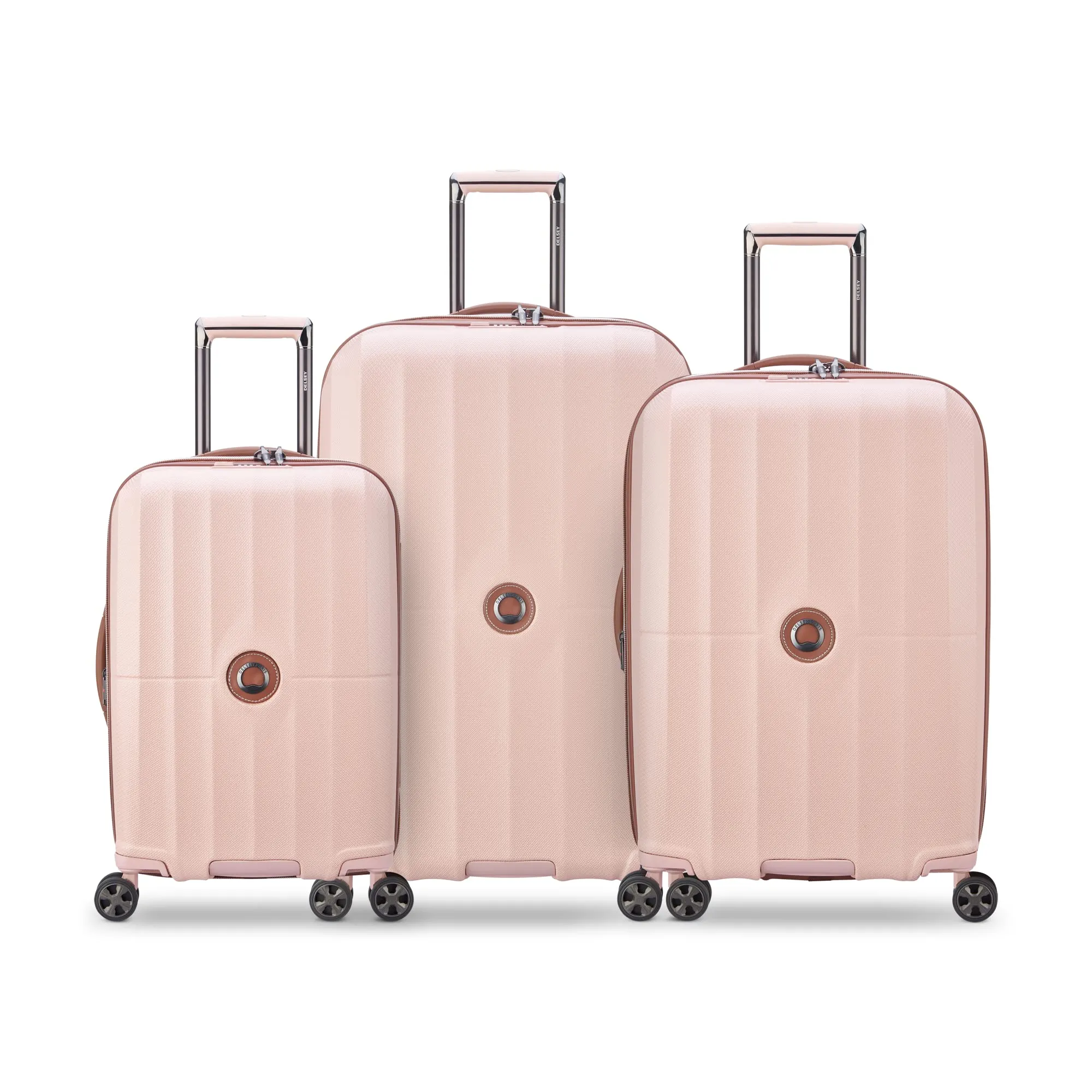 DELSEY Paris Carrousel Hardside Expandable  3-Piece Luggage Set with Spinner Wheels