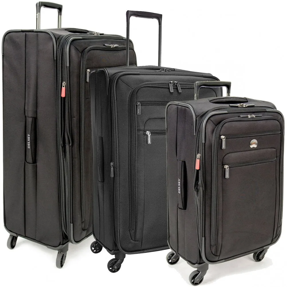 DELSEY Paris Helium Sky 2.0 3 Piece Set (21"/25"/29") 4-Wheel Luggage Sets