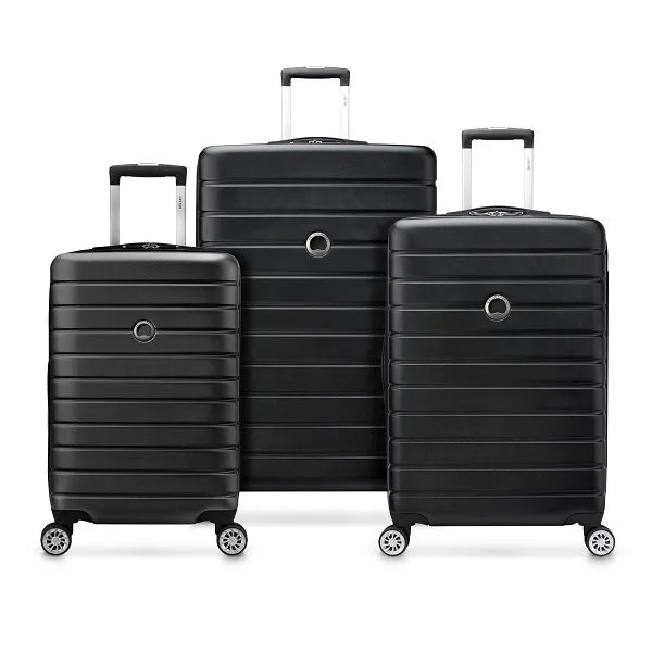 Delsey Paris Jessica 3 Piece Set Hardside Expandable Luggage with Spinner Wheels