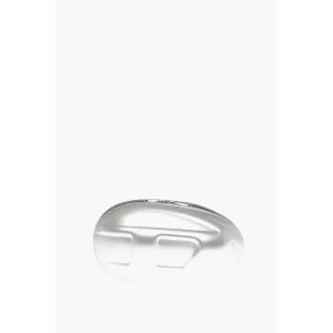 Diesel Oval Shaped Rigid 1-DR FOLD Clutch Bag with Embossed Oval D
