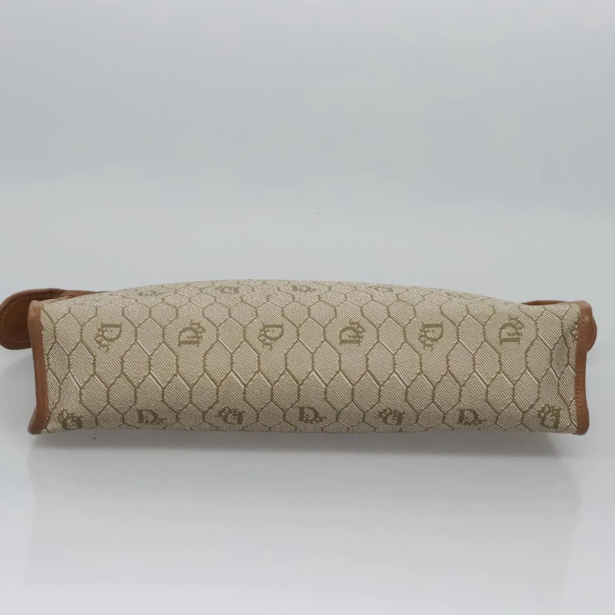 Dior Honeycomb Canvas Clutch Bag (Pre-Owned)