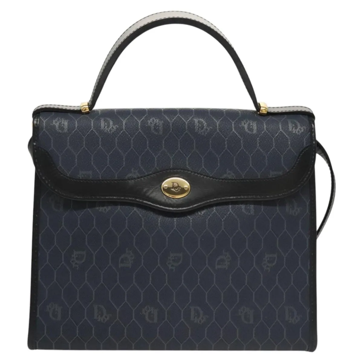 Dior Honeycomb Canvas Handbag (Pre-Owned)