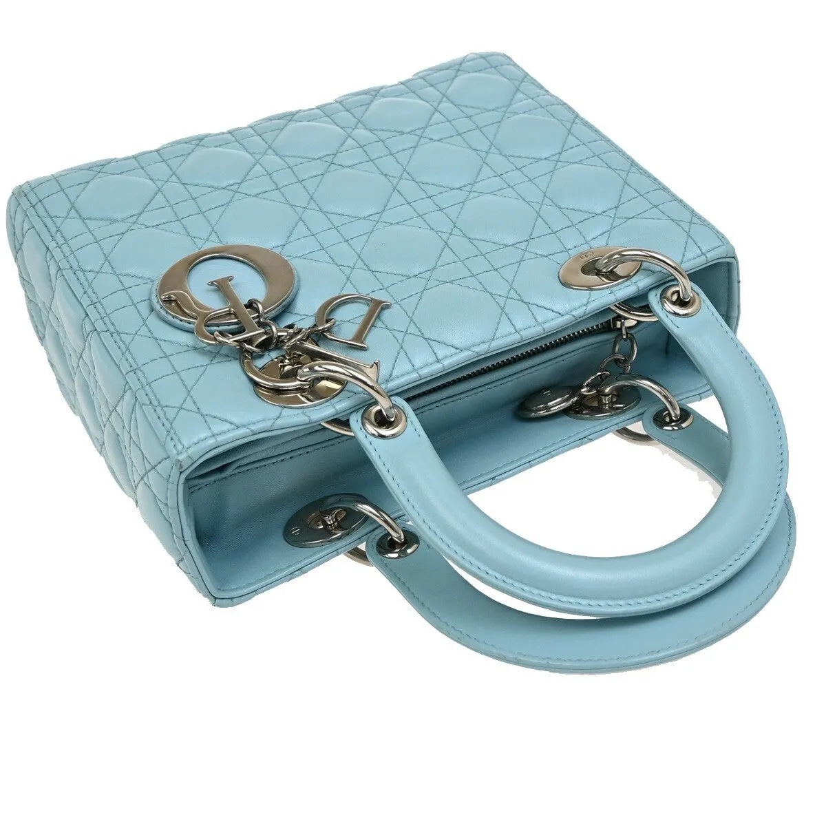 Dior Lady Dior Leather Handbag (Pre-Owned)