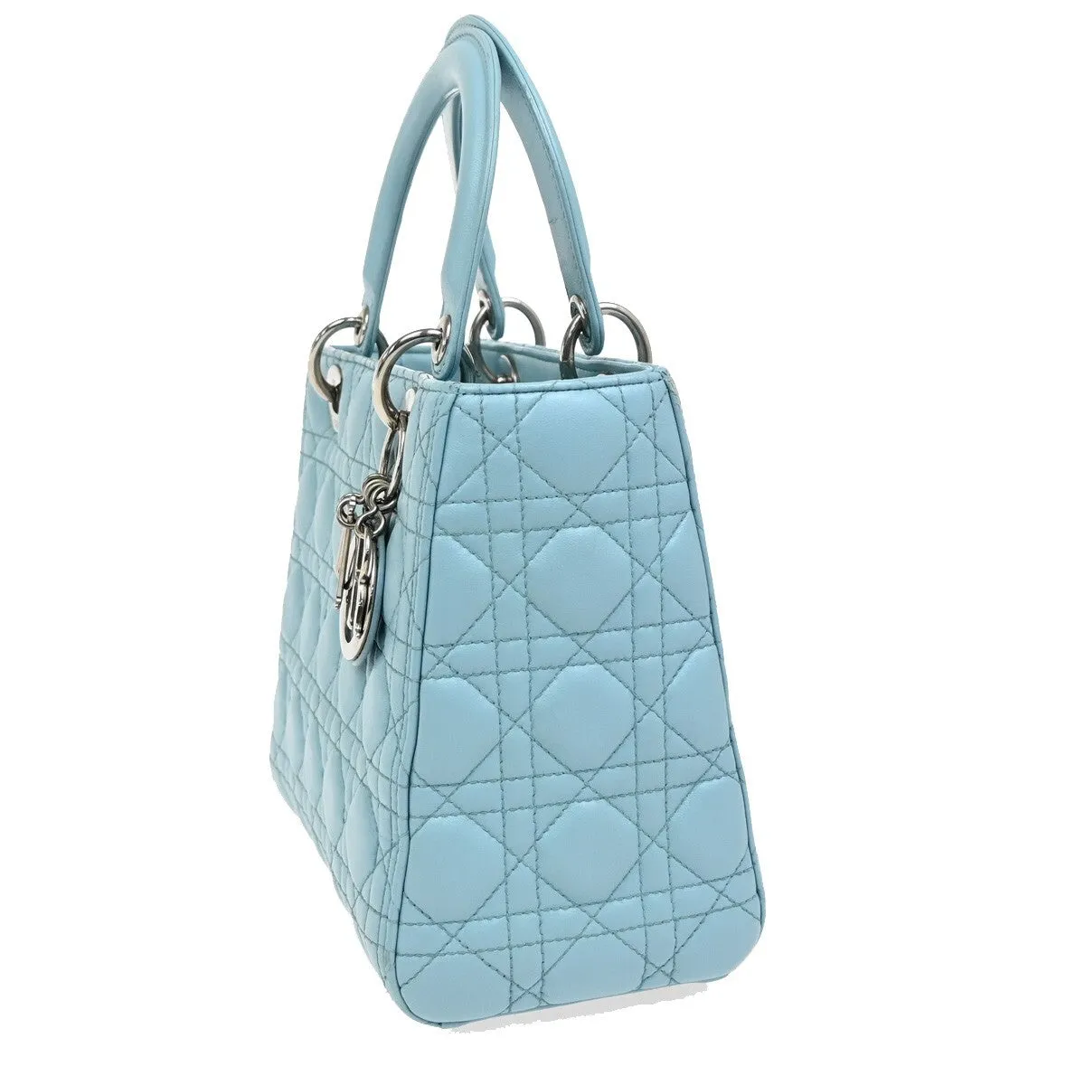 Dior Lady Dior Leather Handbag (Pre-Owned)