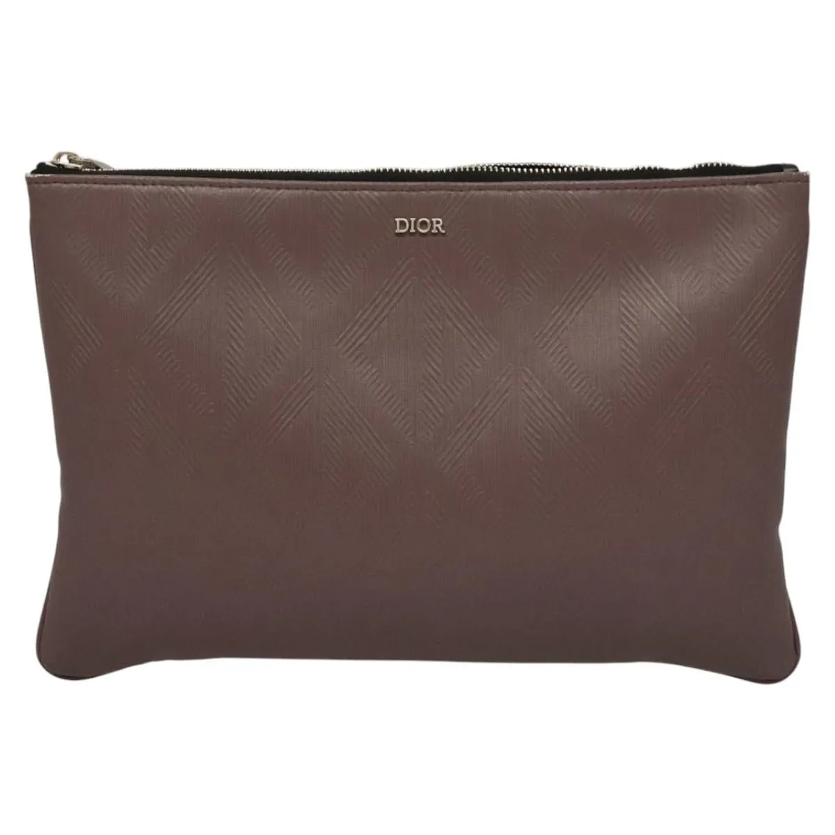 Dior Leather Clutch Bag (Pre-Owned)
