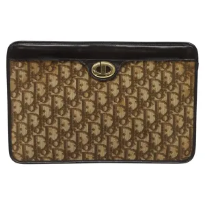 Dior Trotter Canvas Clutch Bag (Pre-Owned)