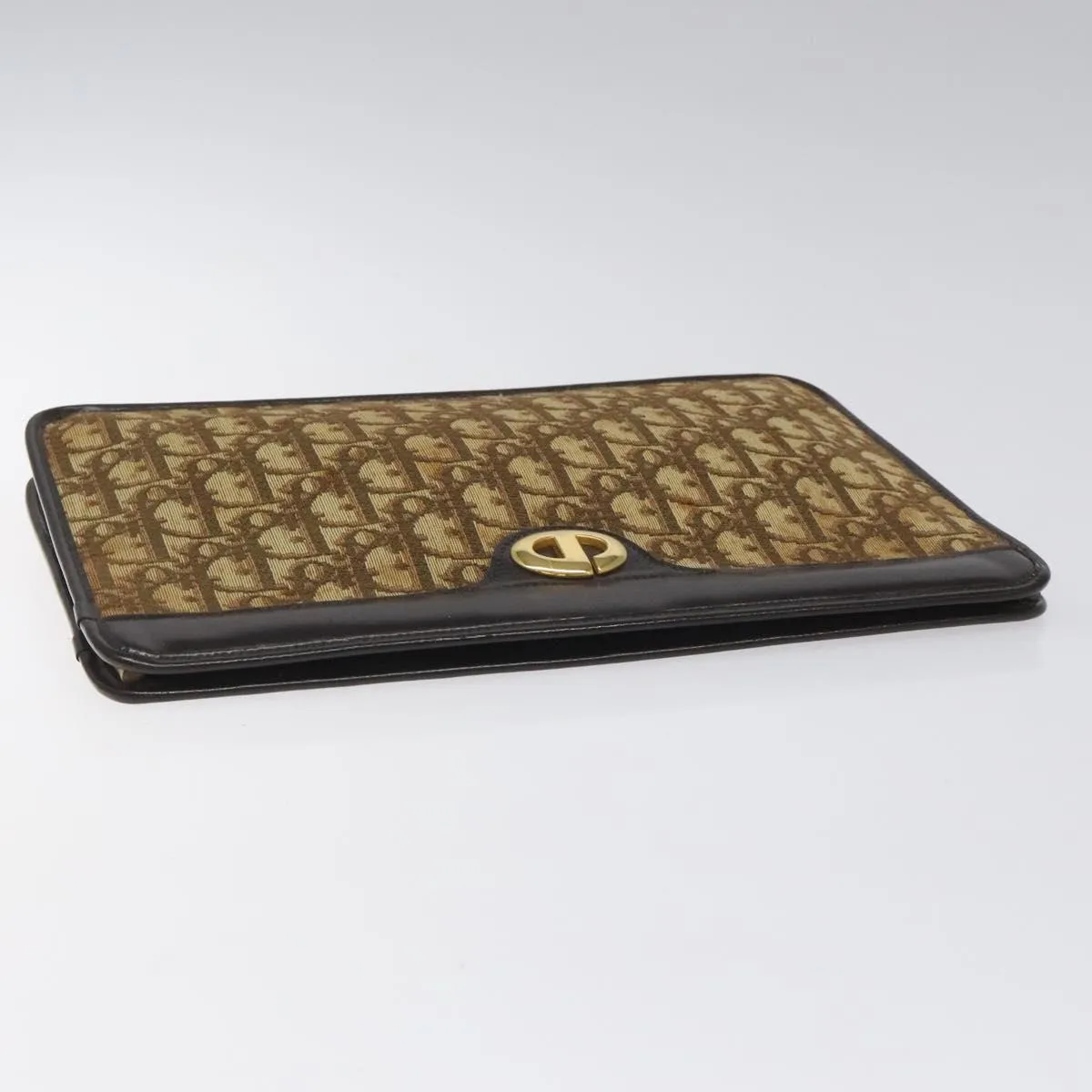 Dior Trotter Canvas Clutch Bag (Pre-Owned)