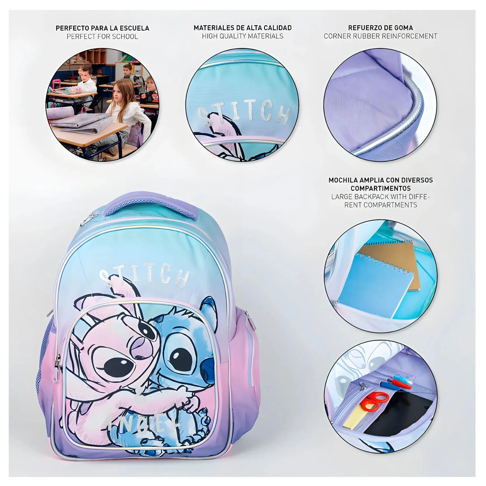 Disney Stitch Cerda Backpack 42cm