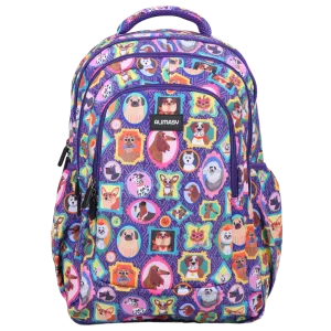 Dog Portraits Large School Backpack