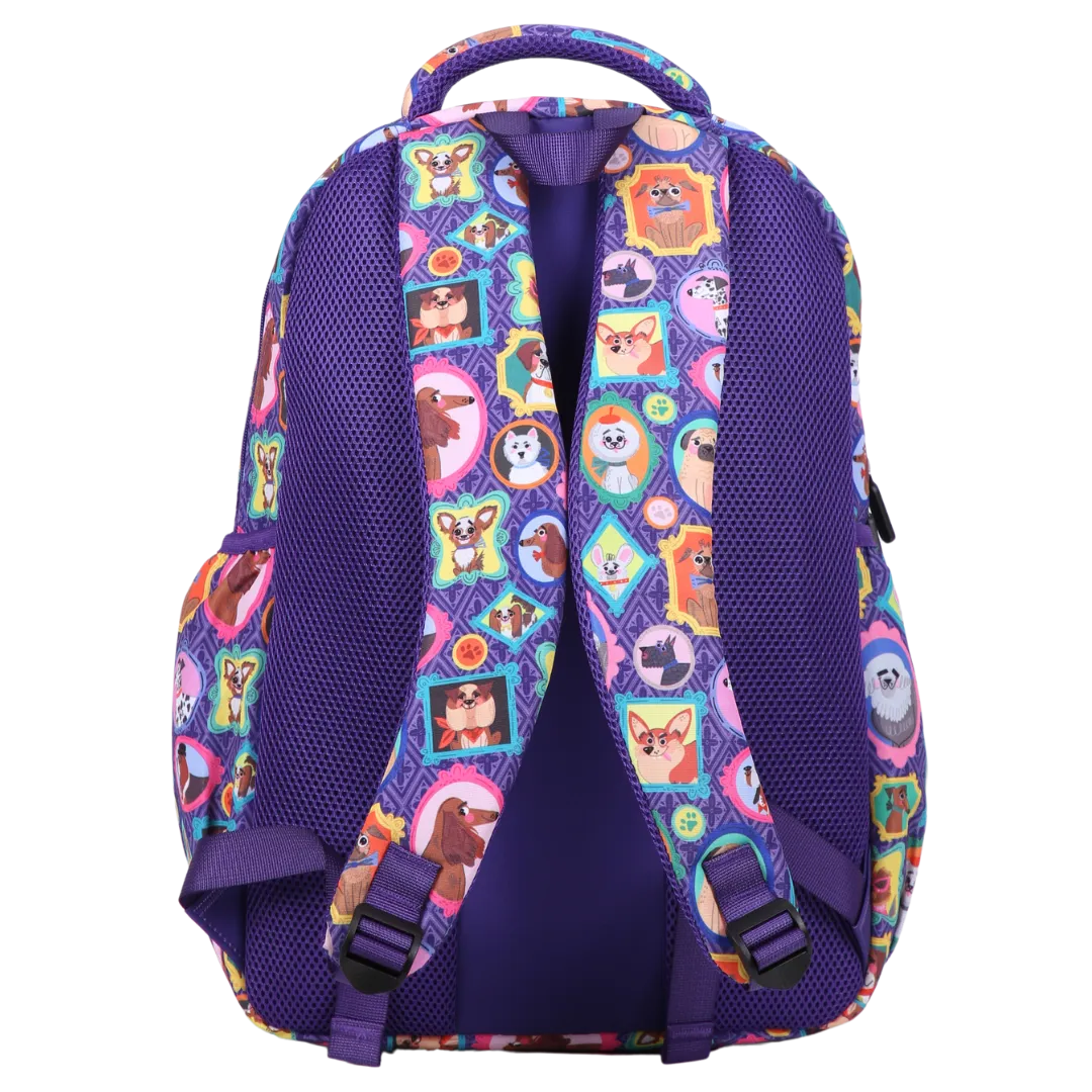 Dog Portraits Large School Backpack