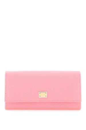 Dolce & gabbana dauphine leather wallet