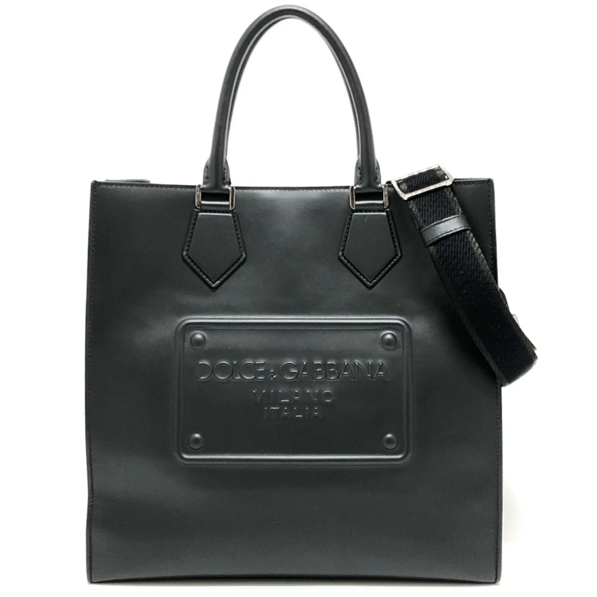 Dolce & Gabbana Leather Handbag Shoulder Bag Tote Bag (Pre-Owned)