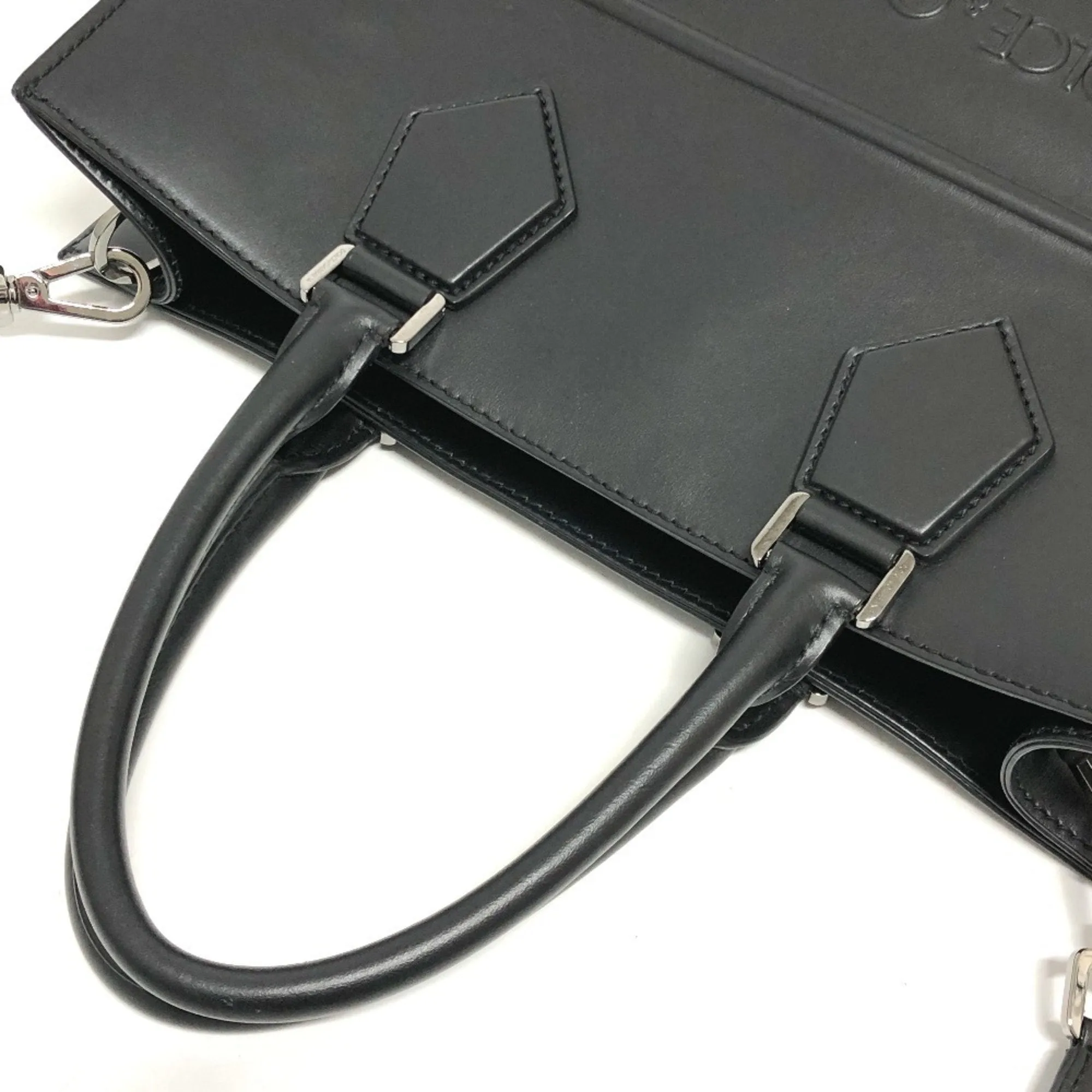 Dolce & Gabbana Leather Handbag Shoulder Bag Tote Bag (Pre-Owned)