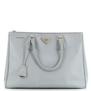 Double Zip Lux Tote Saffiano Leather Large