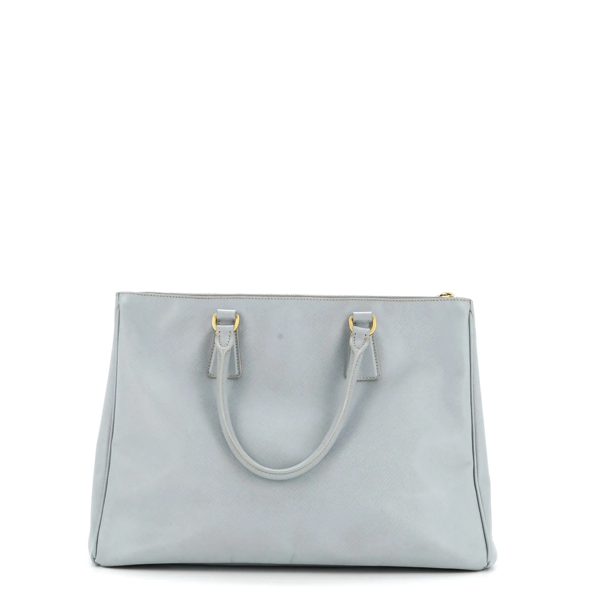 Double Zip Lux Tote Saffiano Leather Large