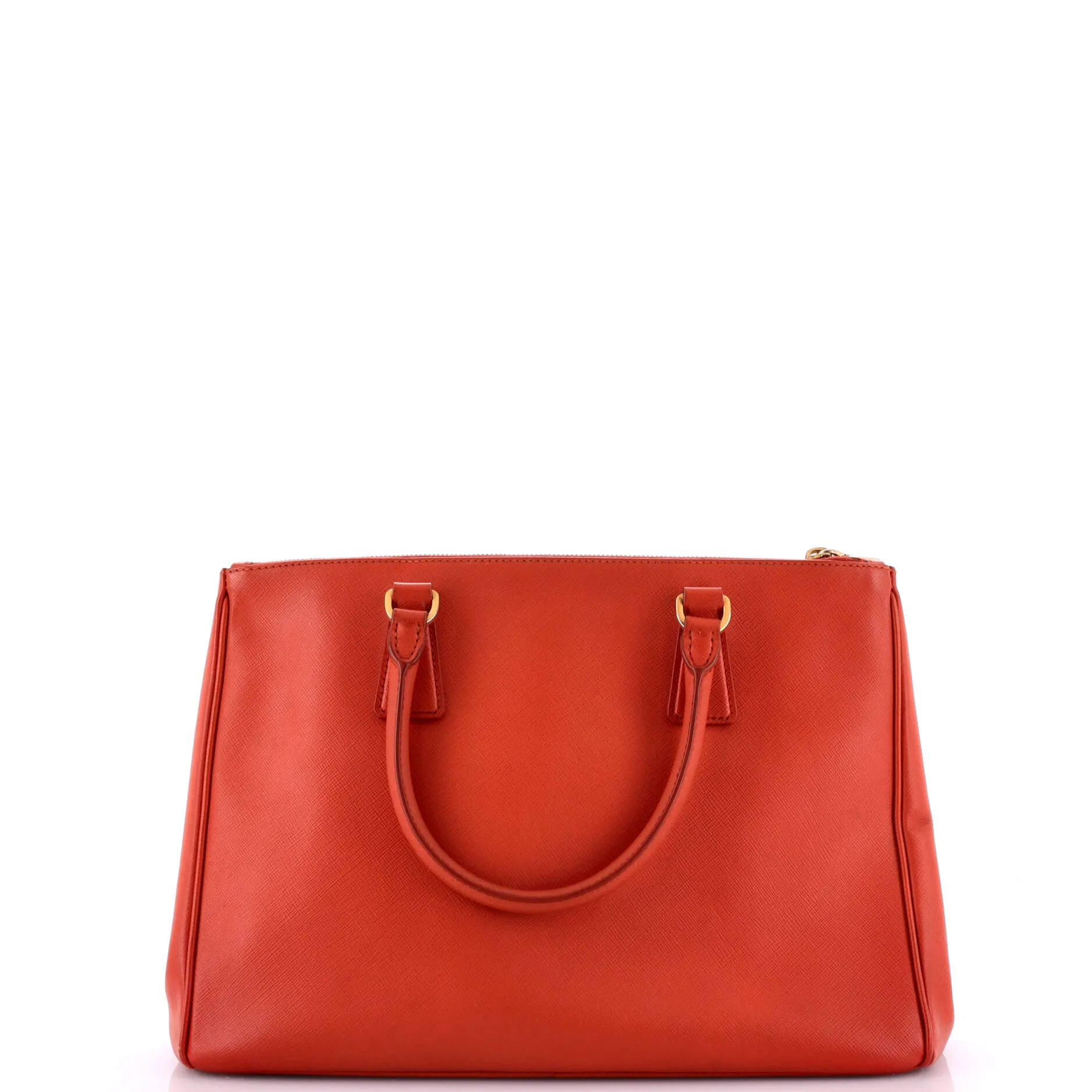 Double Zip Lux Tote Saffiano Leather Medium