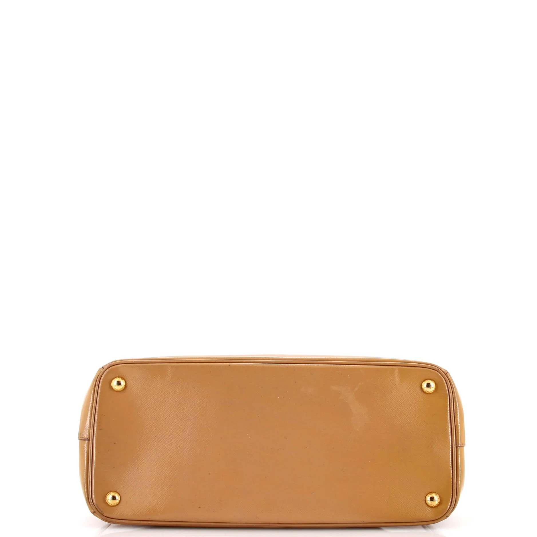 Double Zip Lux Tote Vernice Saffiano Leather Medium