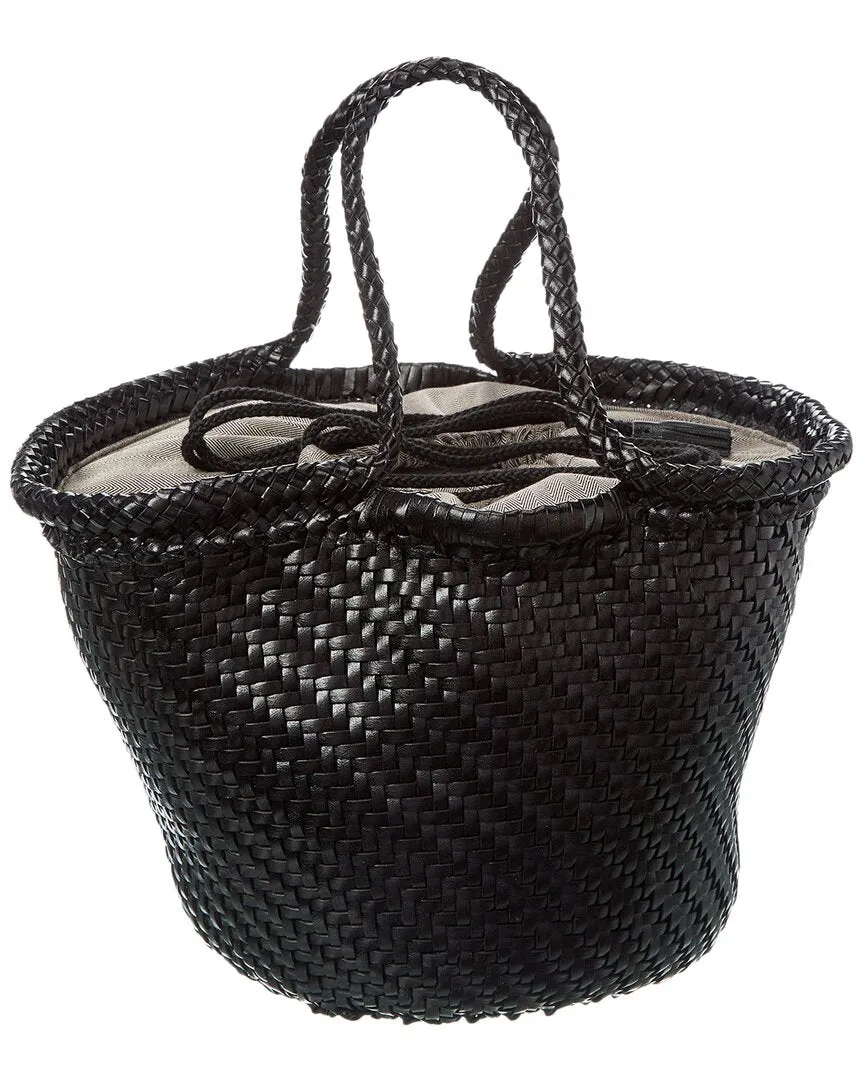 Dragon Diffusion Martha Woven Leather Tote