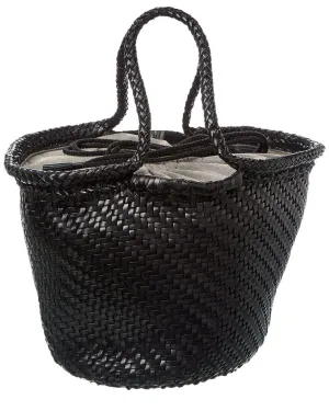 Dragon Diffusion Martha Woven Leather Tote