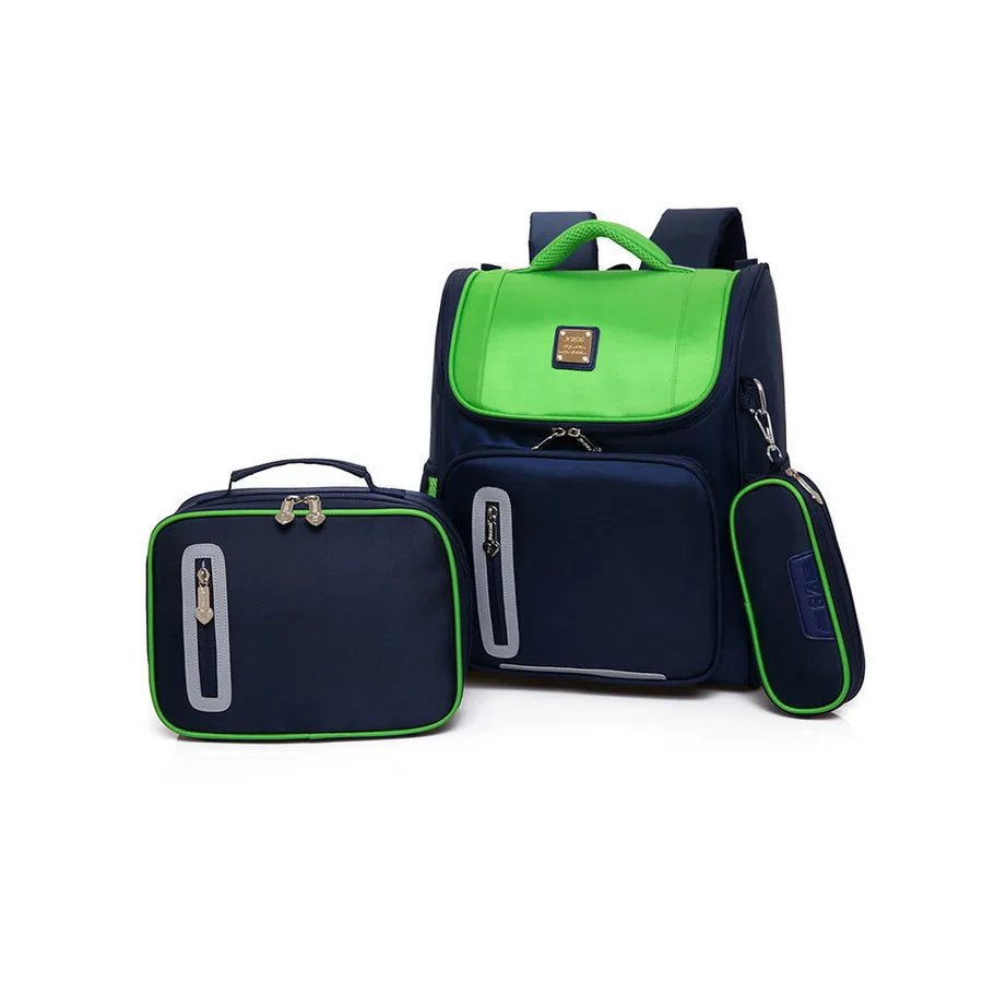 Durable Kids School Book Bag With Pencil Box