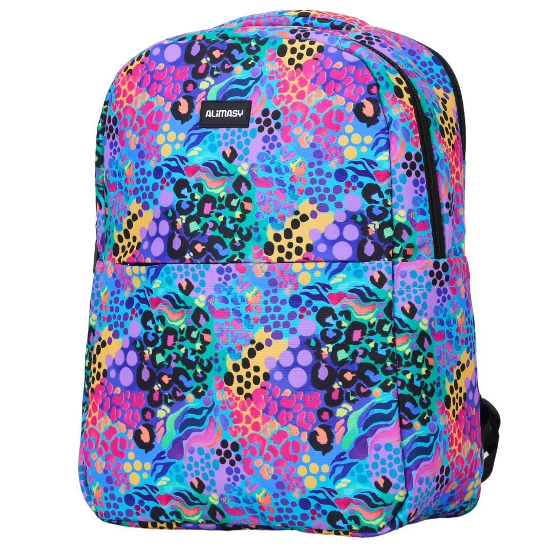 Electric Leopard Laptop Backpack