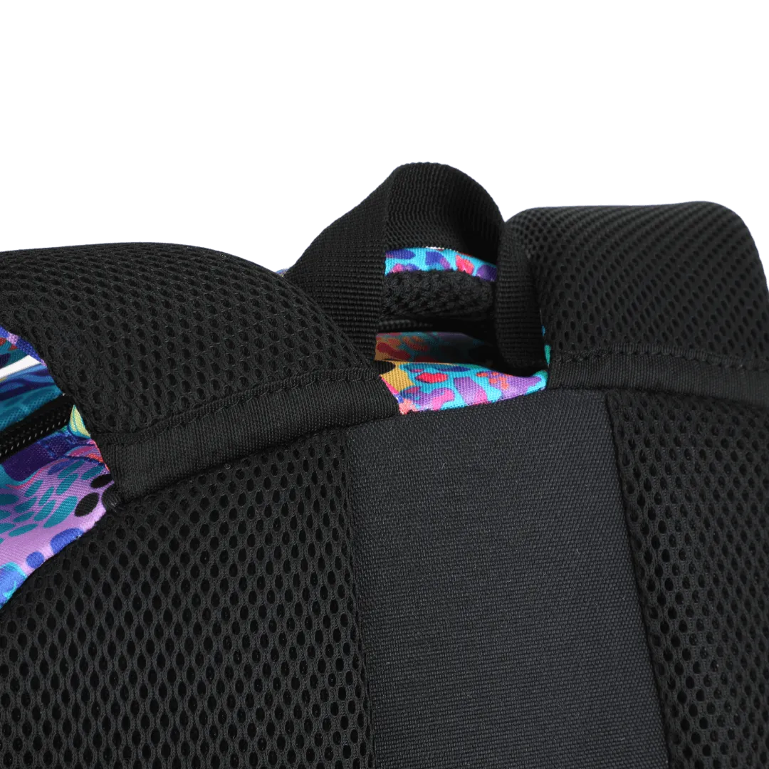 Electric Leopard Large School Backpack