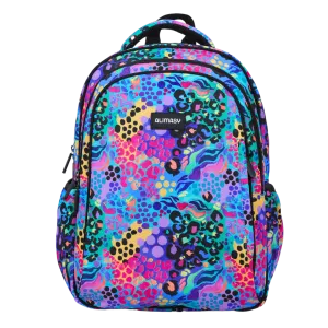 Electric Leopard Midsize Kids Backpack