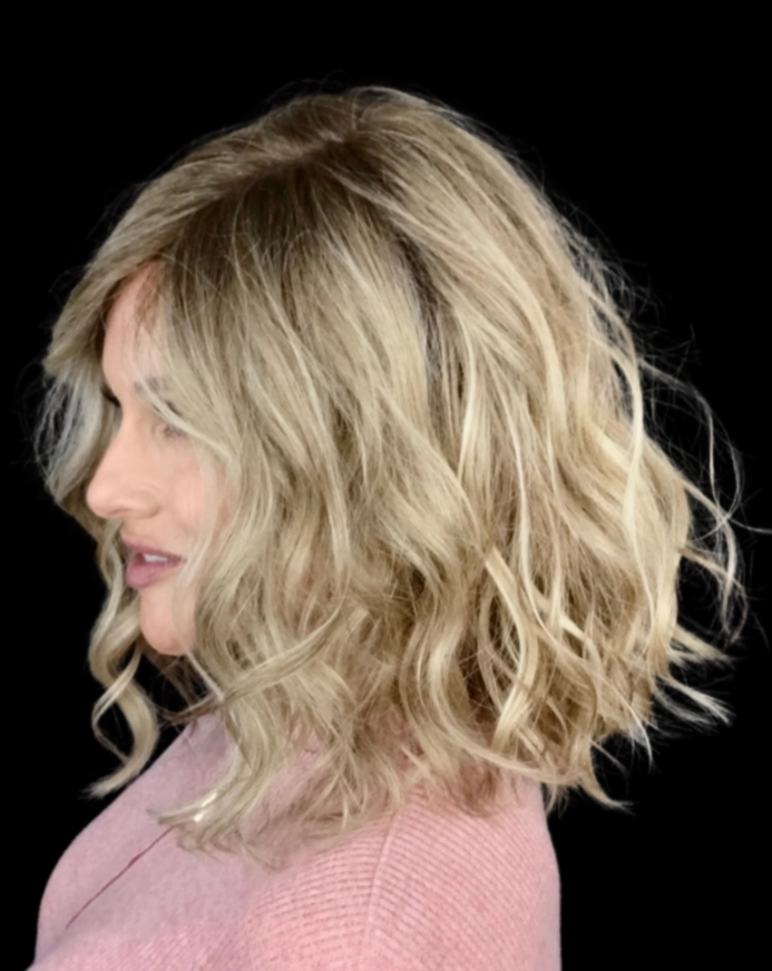 Emma Wig by Envy | Human Hair/Heat Friendly Synthetic Blend Hair | Average Cap