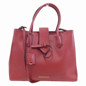 Emporio Armani Leather Handbag (Pre-Owned)