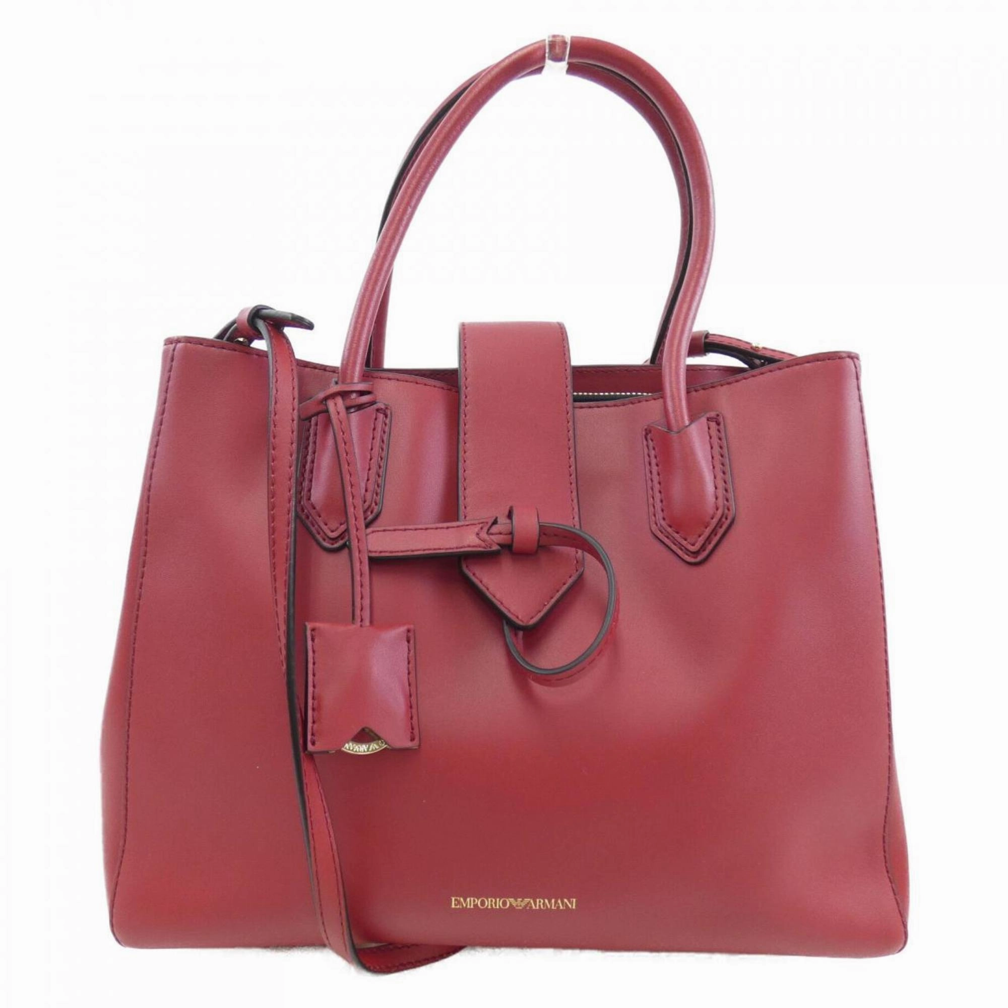 Emporio Armani Leather Handbag (Pre-Owned)