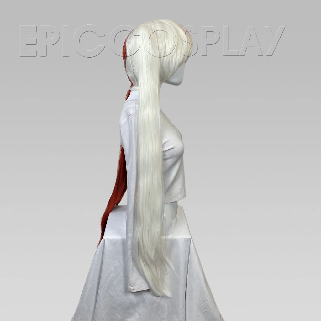 Eos - Classic White and Dark Red Wig